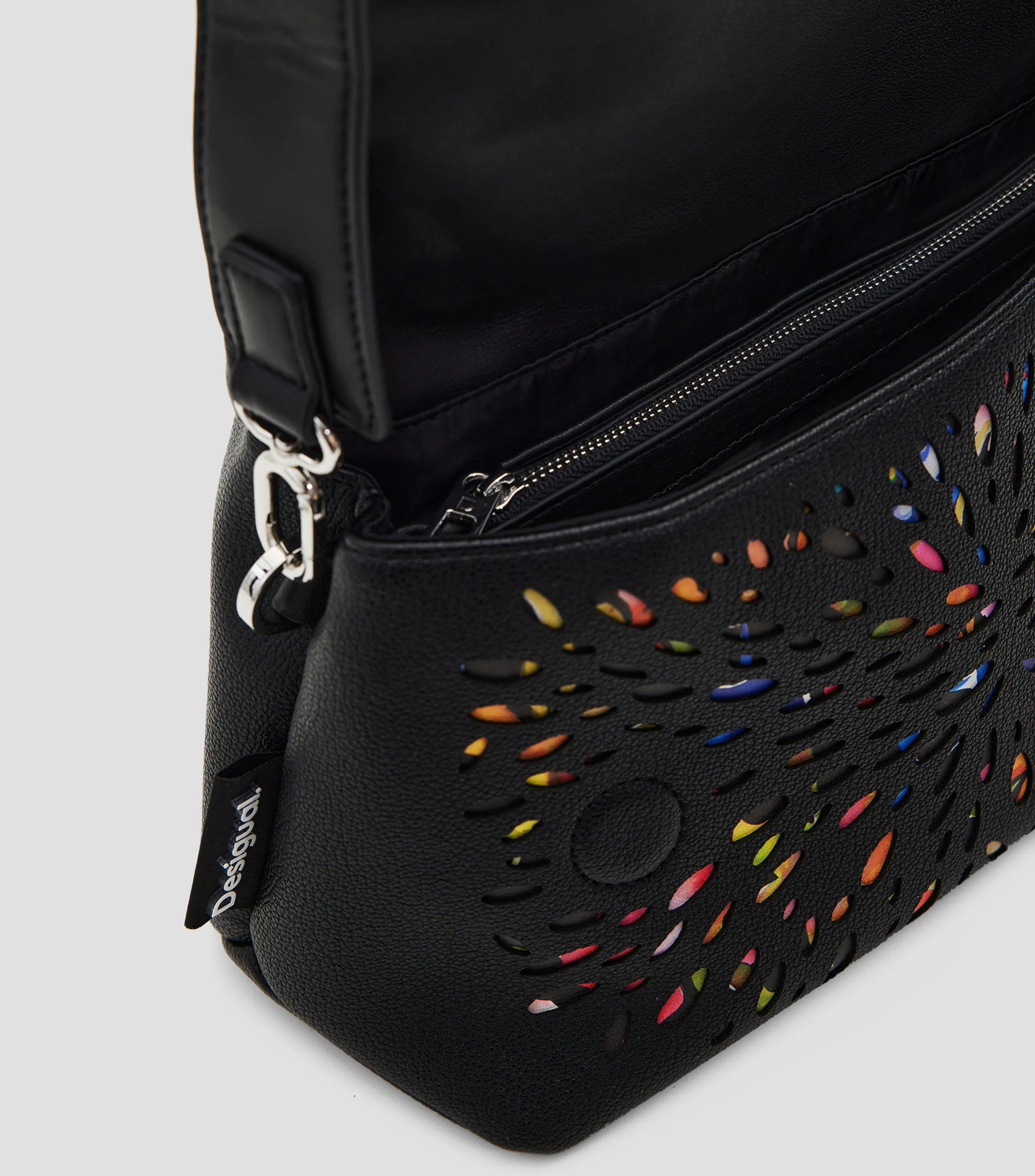 Desigual Bolso crossbody con estampado Mujer