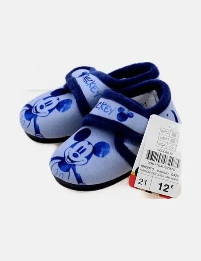 Disney Zapatilla de casa azul