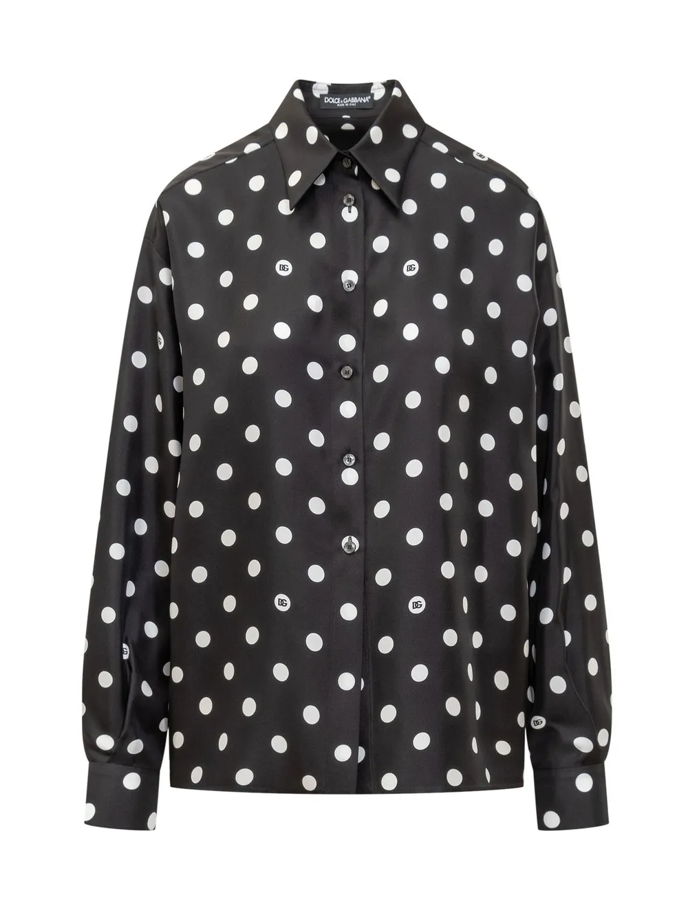 DOLCE & GABBANA Pois Silk Twill Shirt