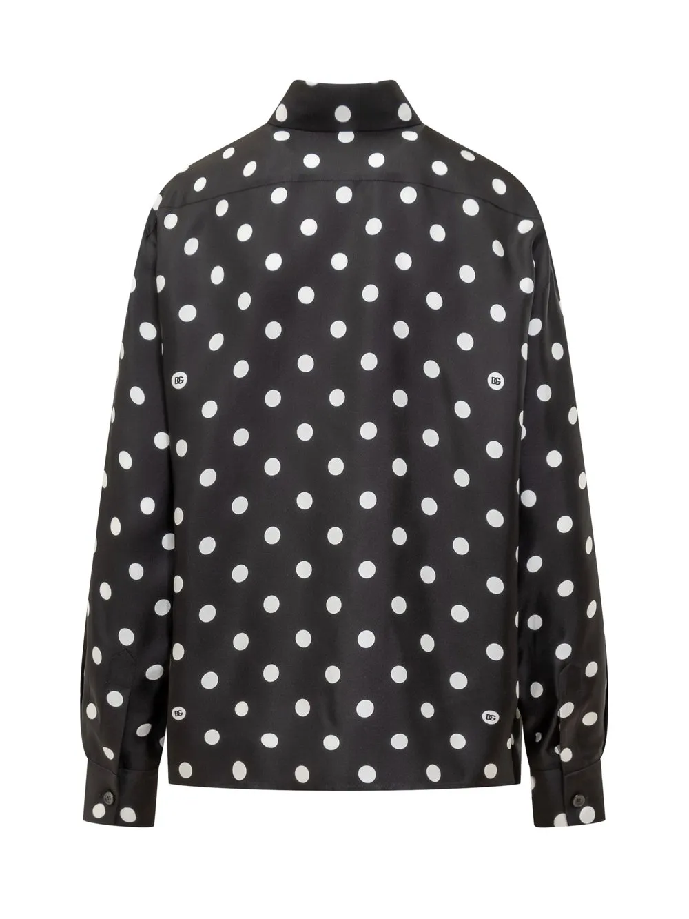 DOLCE & GABBANA Pois Silk Twill Shirt