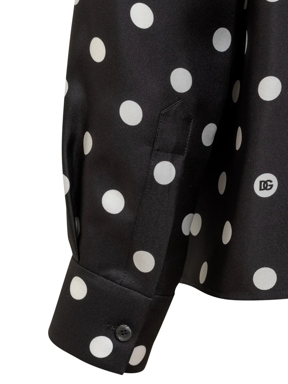 DOLCE & GABBANA Pois Silk Twill Shirt