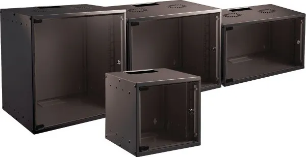 EFB WGB1912TS.60 ARMARIO DE PARED NEGRO 12U CON 600MM DE PROFUNDIDAD