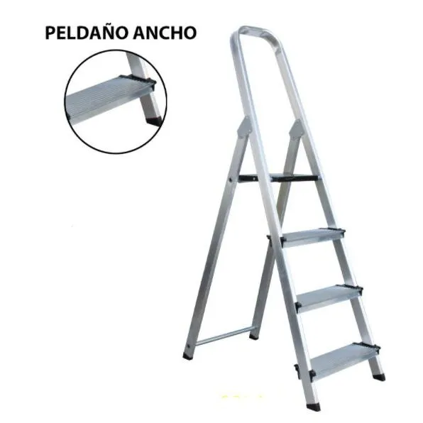 ESCALERA DOMESTICA 6 PELDAÑOS ANCHOS