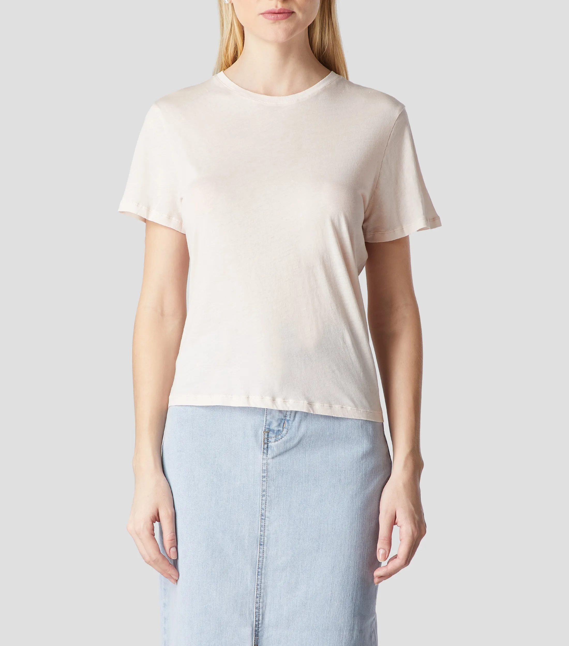 ese O ese Playera cuello redondo manga corta Mujer