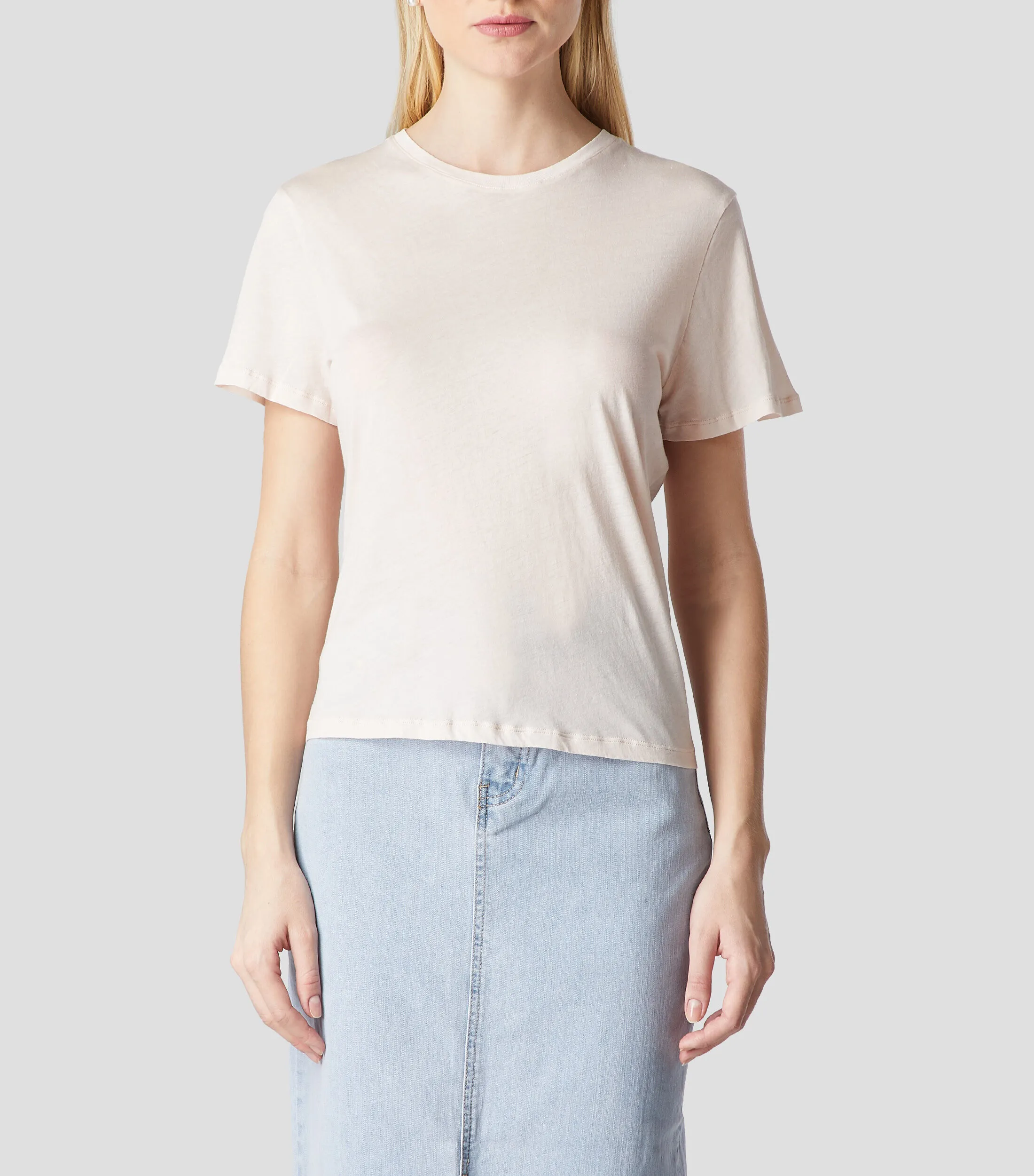 ese O ese Playera cuello redondo manga corta Mujer
