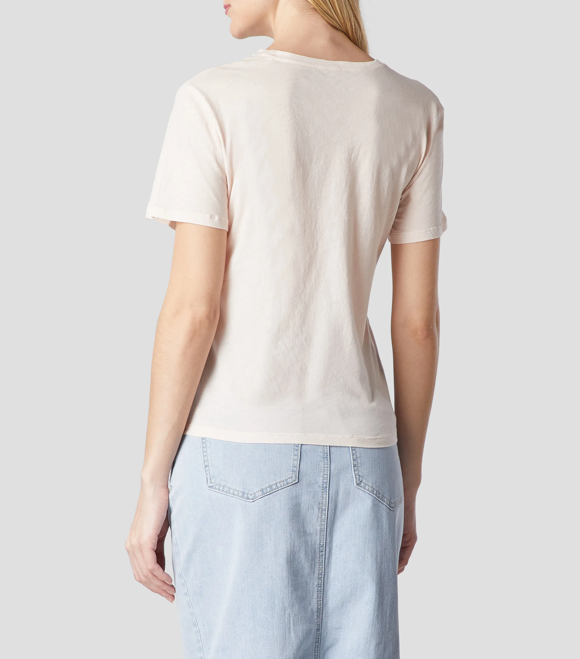 ese O ese Playera cuello redondo manga corta Mujer