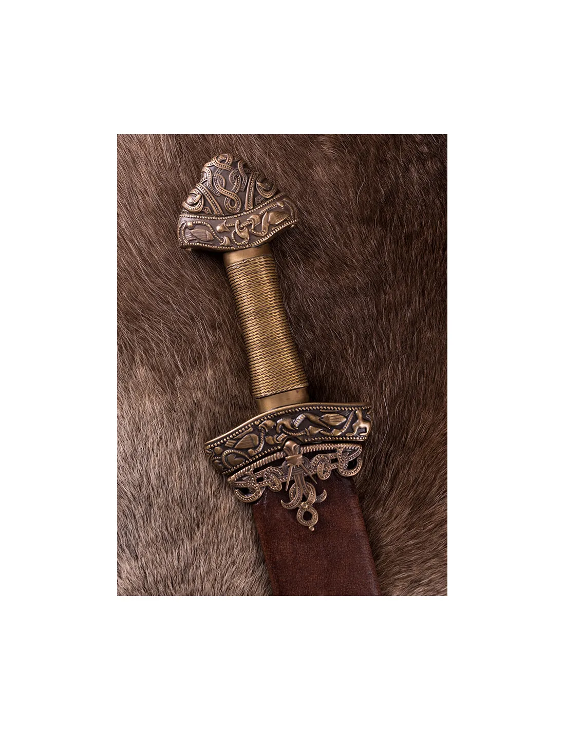 Espada Vikinga Dybäck con vaina con hoja en acero templado