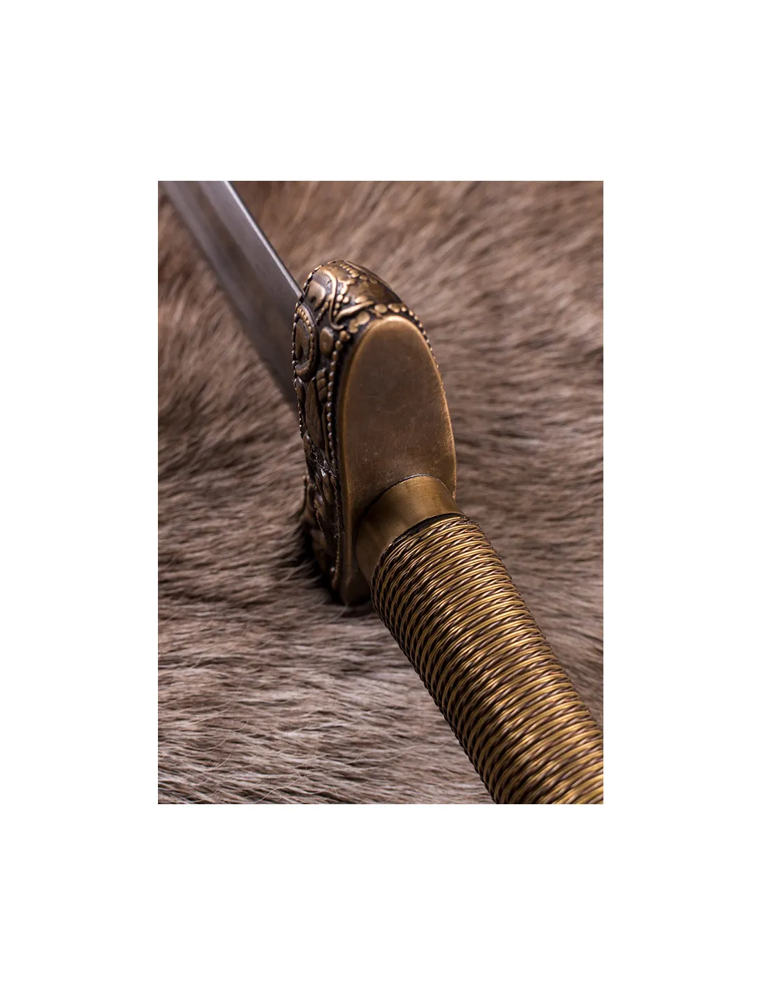 Espada Vikinga Dybäck con vaina con hoja en acero templado
