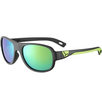 Gafas de sol Cébé Zac (Negro Lima Mate Zona Azul Gris Claro Cat.3 Verde)