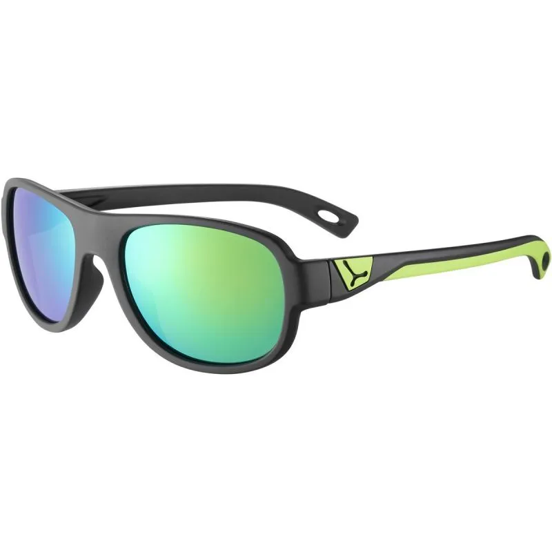 Gafas de sol Cébé Zac (Negro Lima Mate Zona Azul Gris Claro Cat.3 Verde)