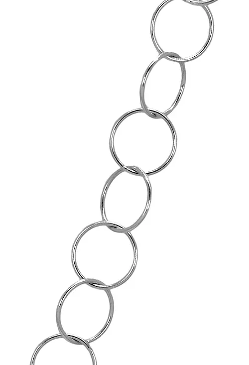 GARGANTILLA PLATA ESLABONES CIRCULARES 45 CM 126_CIRCLE10045