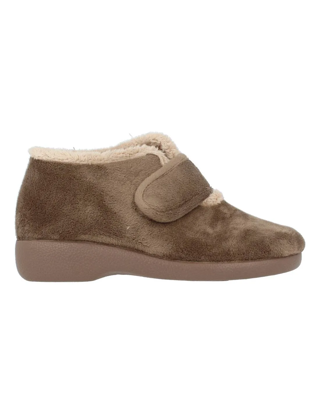 GARZóN  ZAPATILLA DE CASA ABOTINADA VELCRO VISON