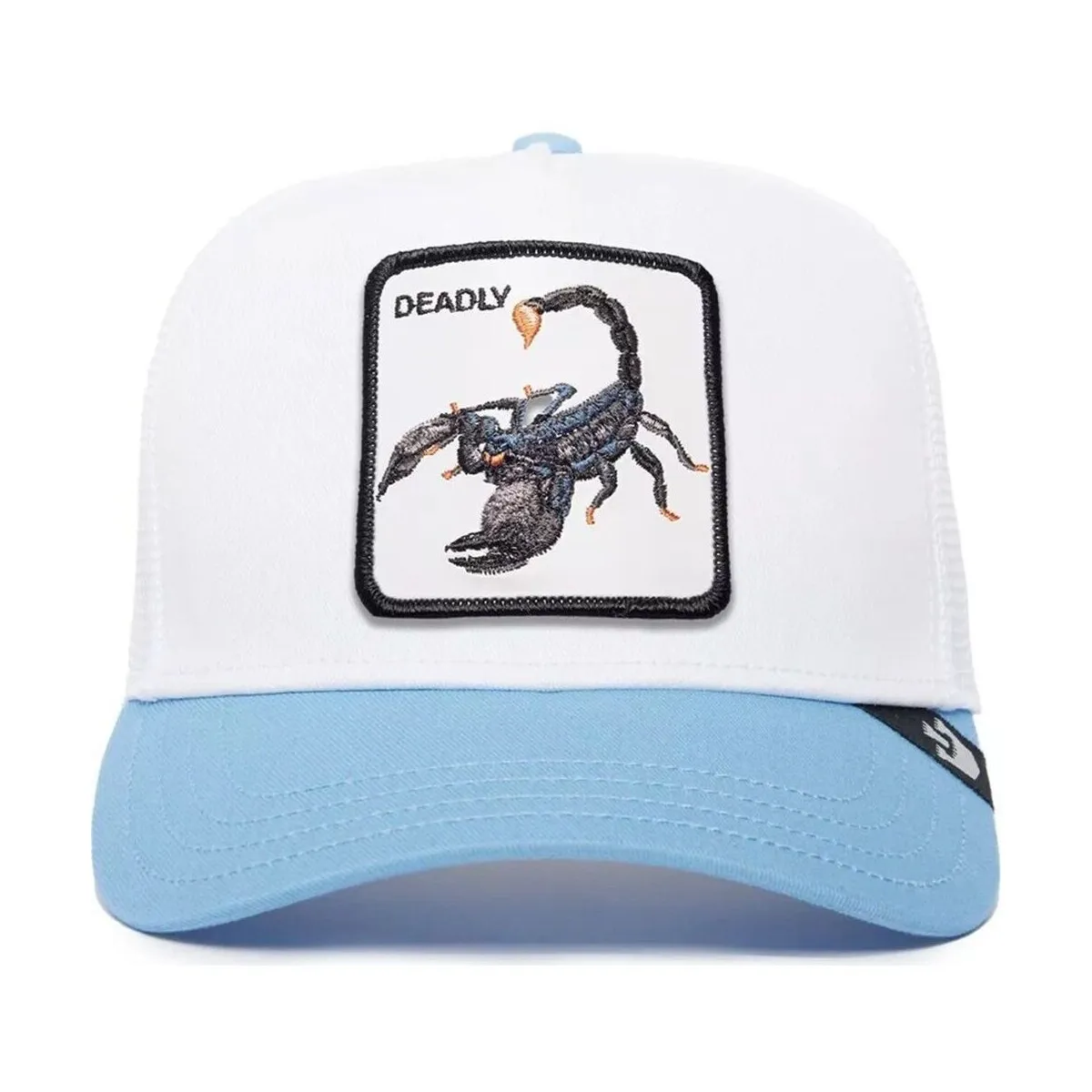 Gorra Blanca y Azul Escorpión Deadly Goo