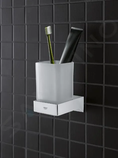 GROHE SELECTION CUBE  SOPORTE DE VASO/JABONERA, CROMO 40865000