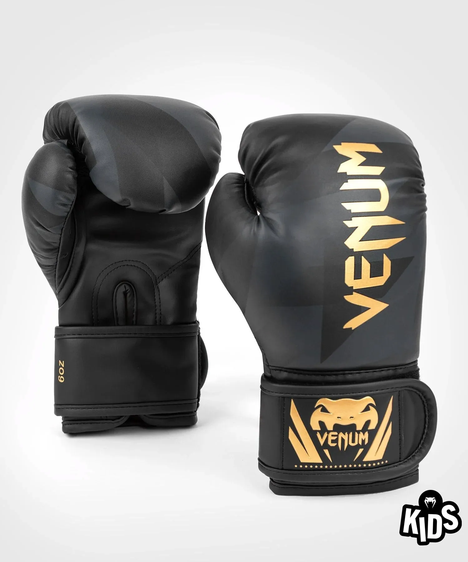GUANTES DE BOXEO VENUM RAZOR  PARA NIñOS  NEGRO/ORO