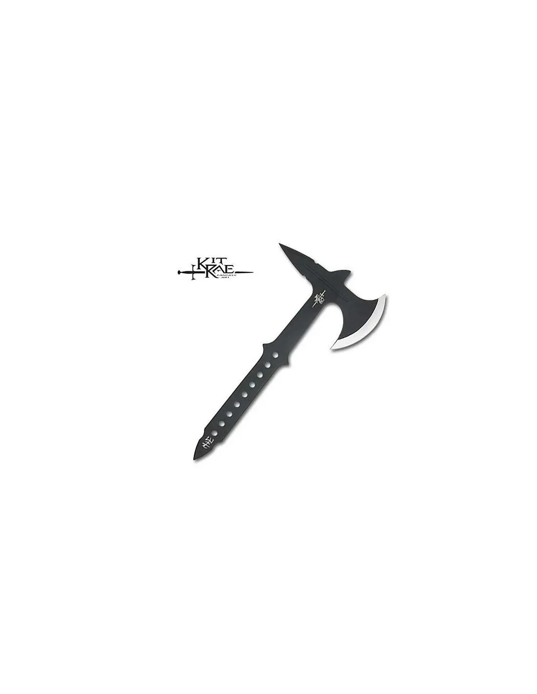 Hacha arrojadiza Kit Rae con funda, modelo Blackjet