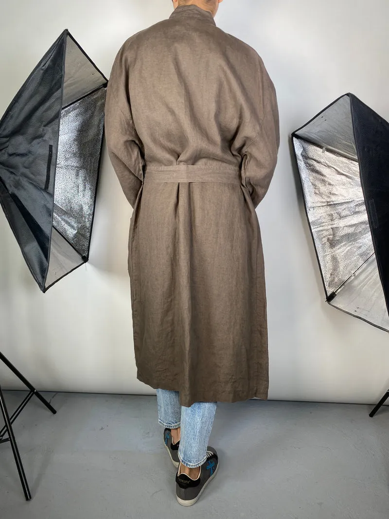 H&M Kimono Lino Café
