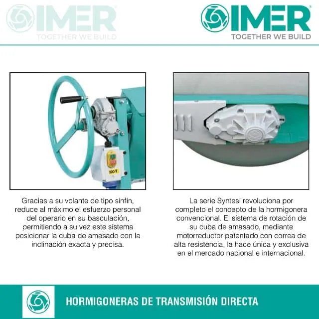 HORMIGONERA GASOLINA IMER SYNTESI300