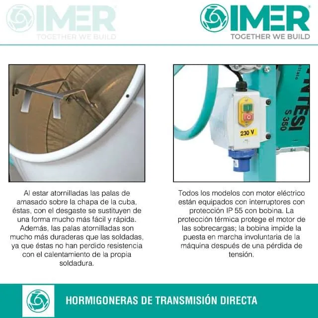 HORMIGONERA GASOLINA IMER SYNTESI300