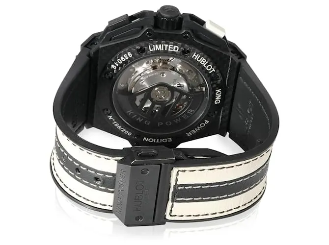 Hublot King Power Juventus 716.QX.1121.realidad virtual.JUV13 Reloj de Hombre en Fibra de Carbono Negro 