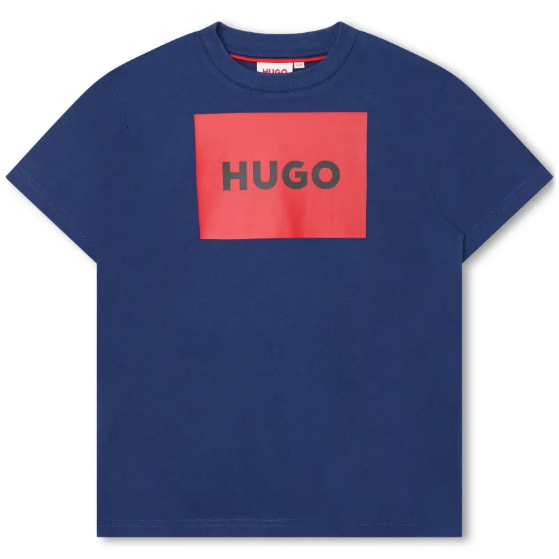 HUGO Camiseta con logo cuadrado