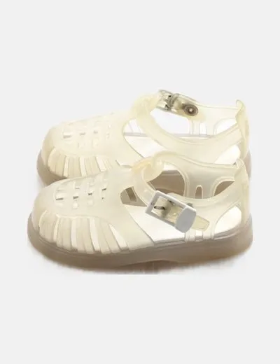 Igor Sandalia beige semitransparente