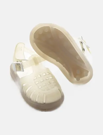 Igor Sandalia beige semitransparente