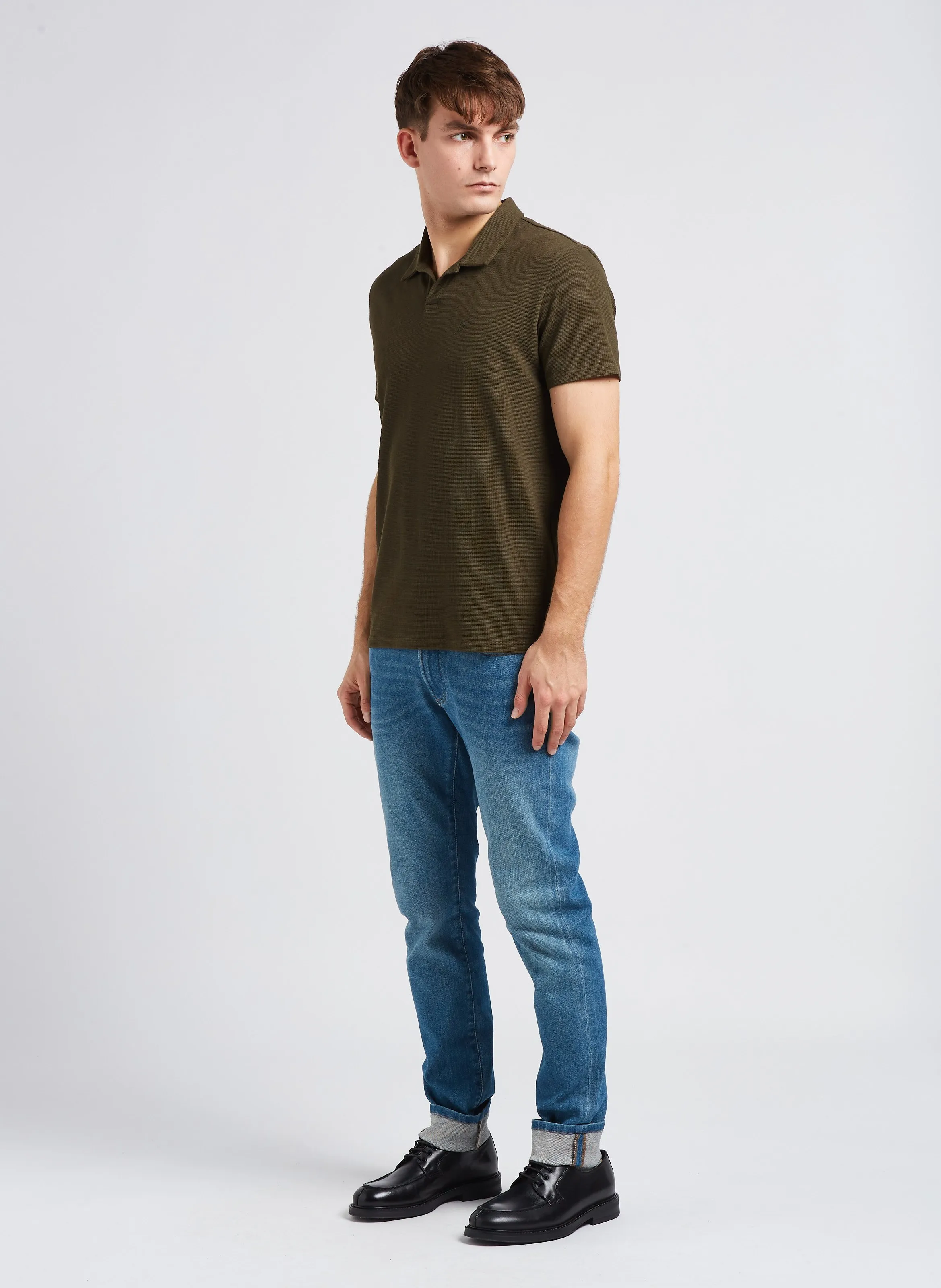 IKKS Vaquero slim de mezcla de algodón en azul