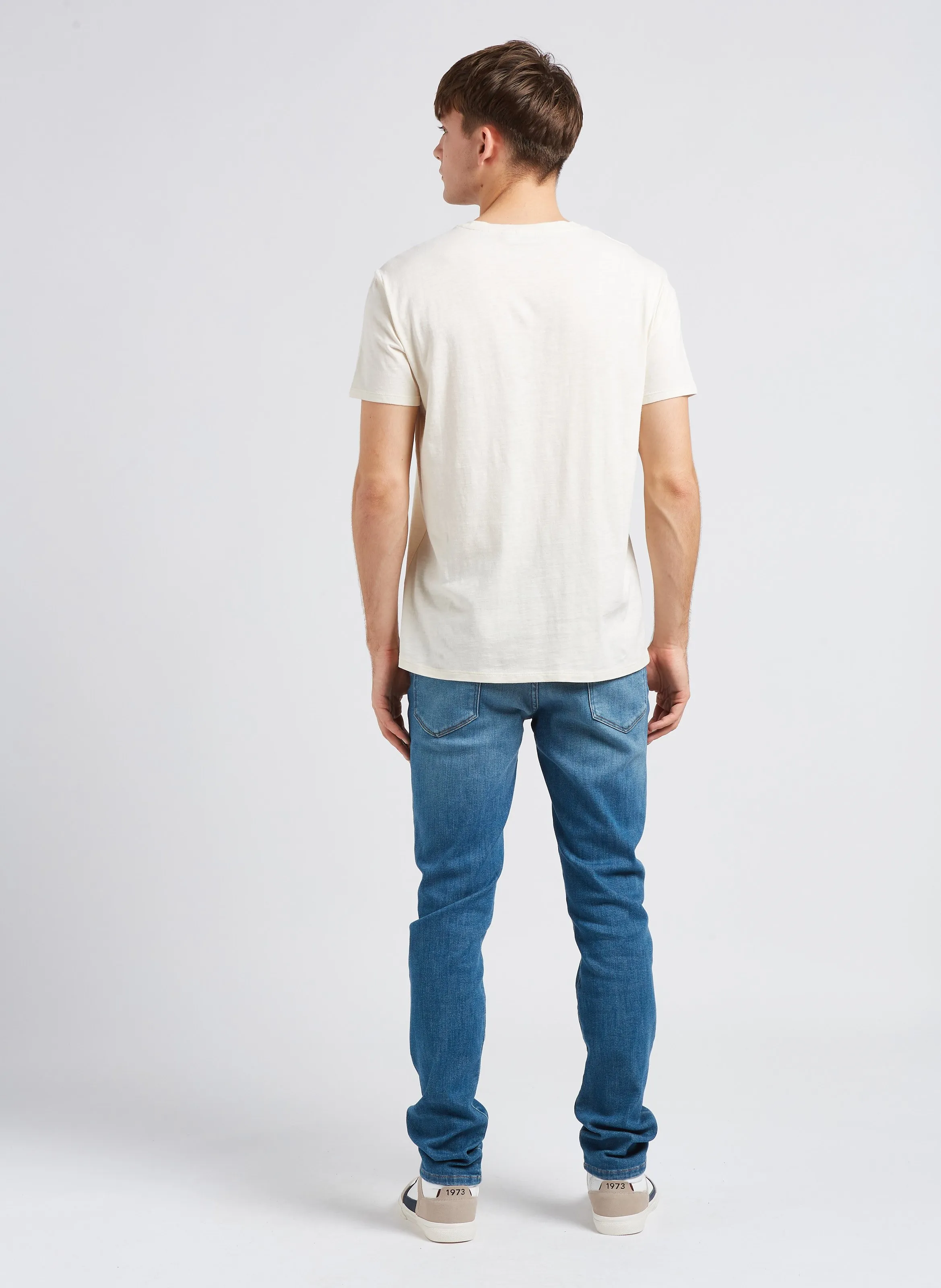 IKKS Vaquero slim de mezcla de algodón en azul