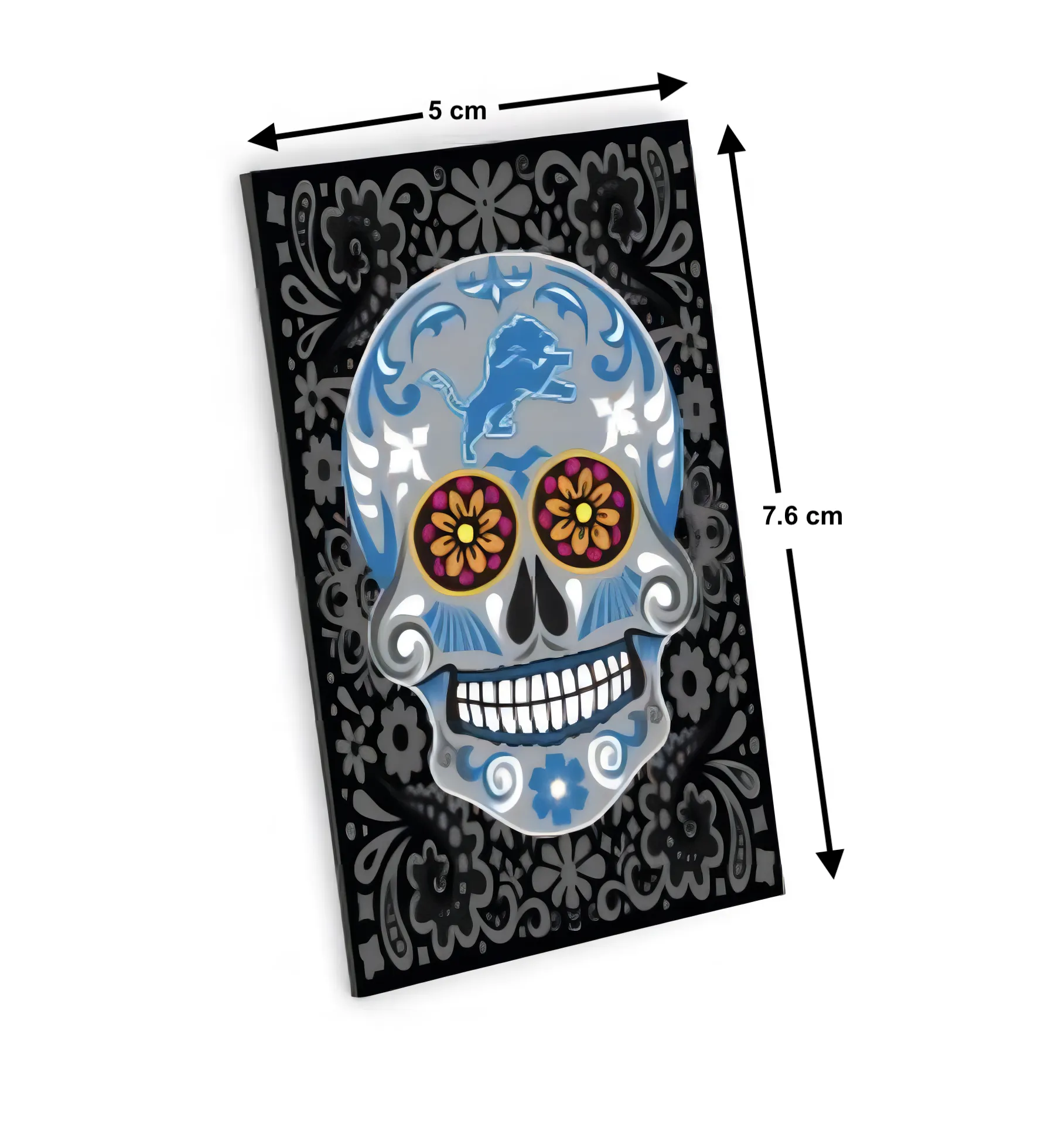 Imán Aminco Sugar Skull Pattern Lions