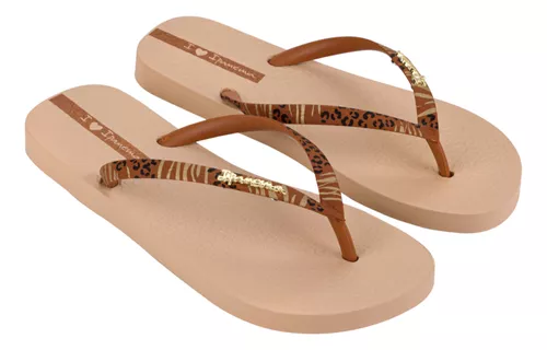 Ipanema Sandalia Flip Flop Playa Animal Print Mujer 90778