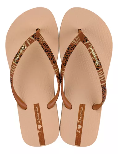 Ipanema Sandalia Flip Flop Playa Animal Print Mujer 90778