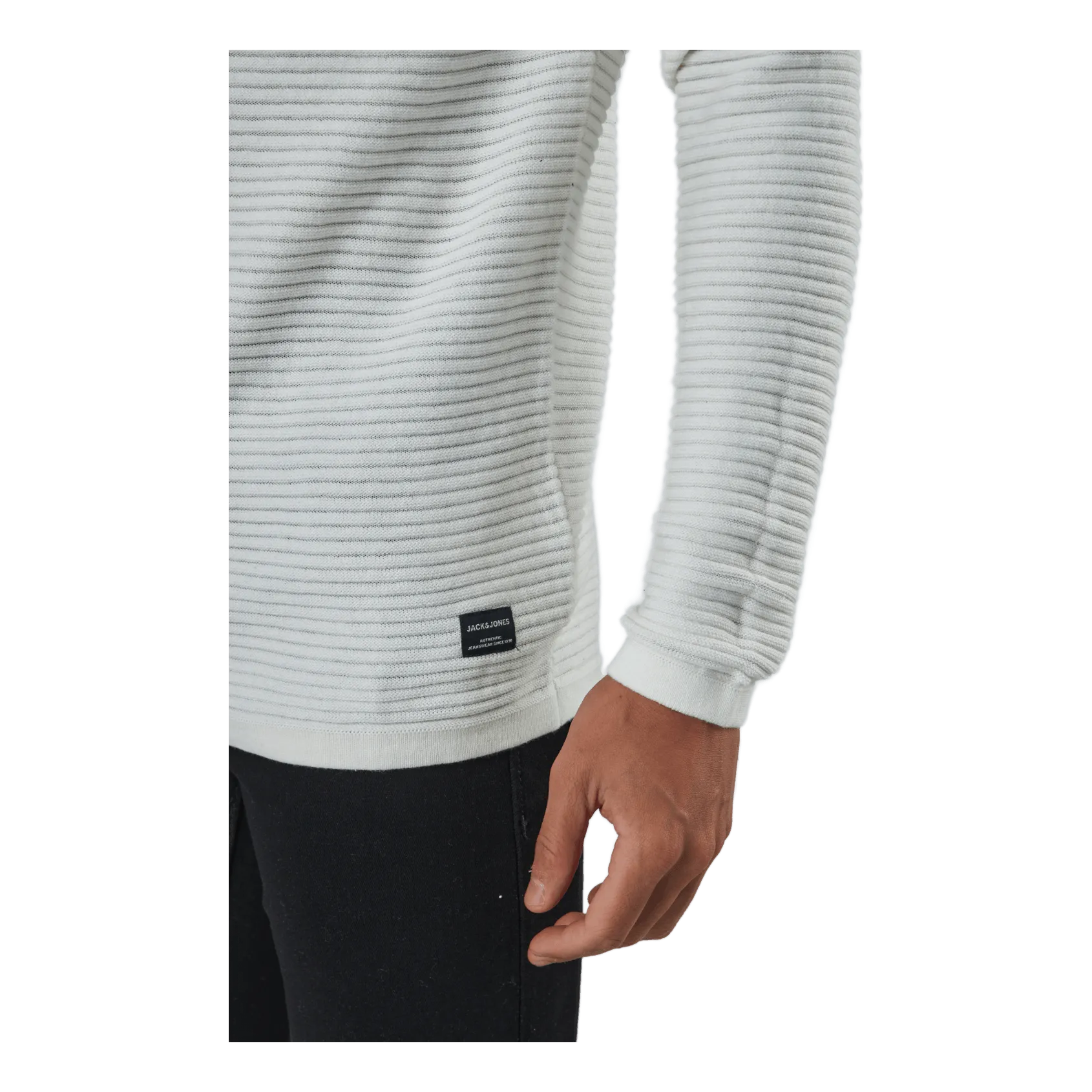Jack & Jones Jjewind Knit Crew Neck Cloud Dancer