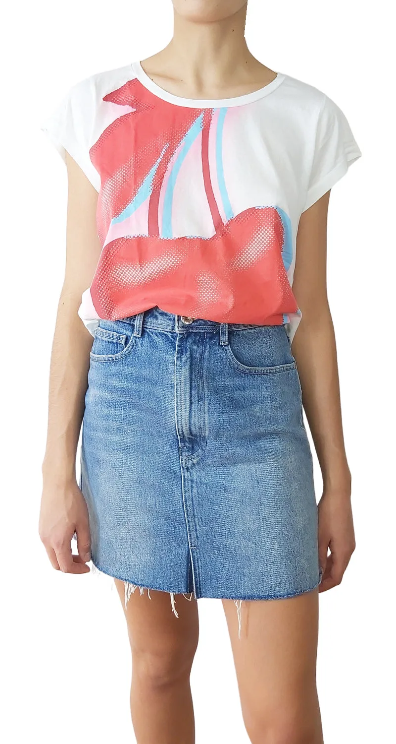 JAZMIN CHEBAR Polera Cerezas