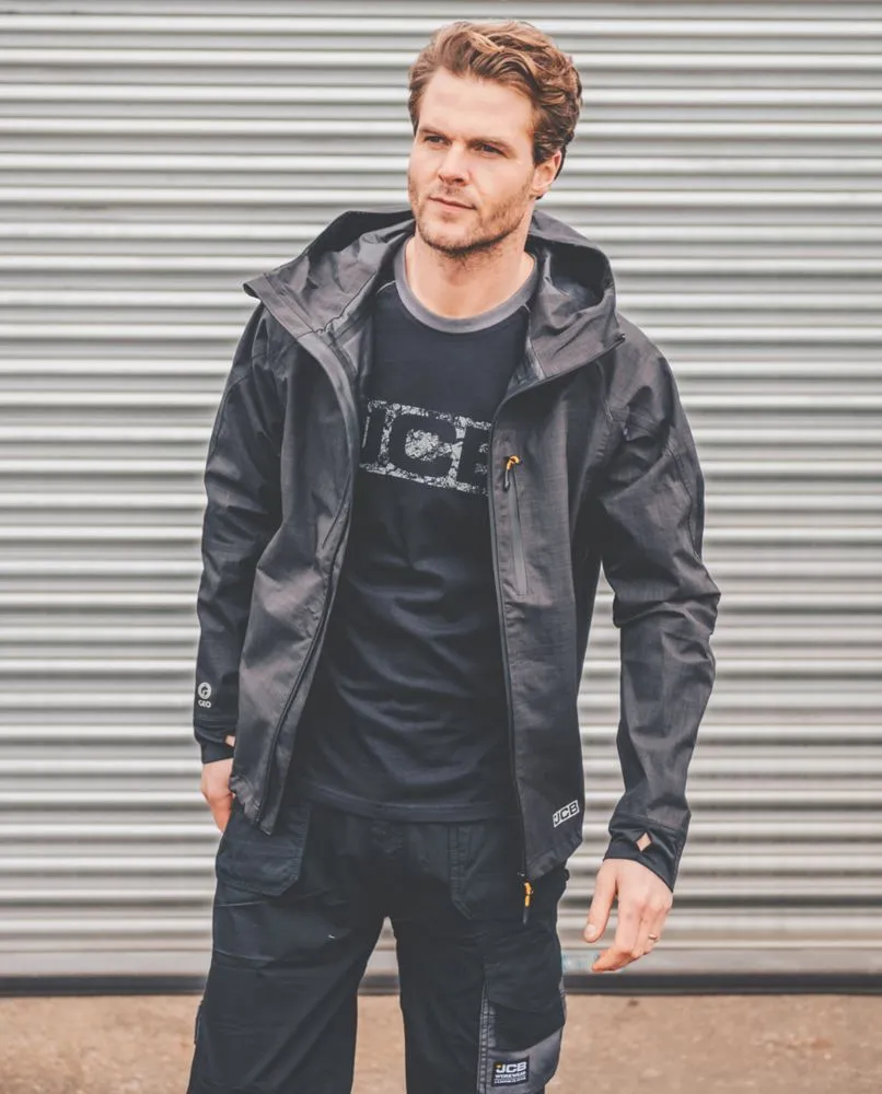 JCB Sitemaster, chaqueta, negro, talla L (pecho 44