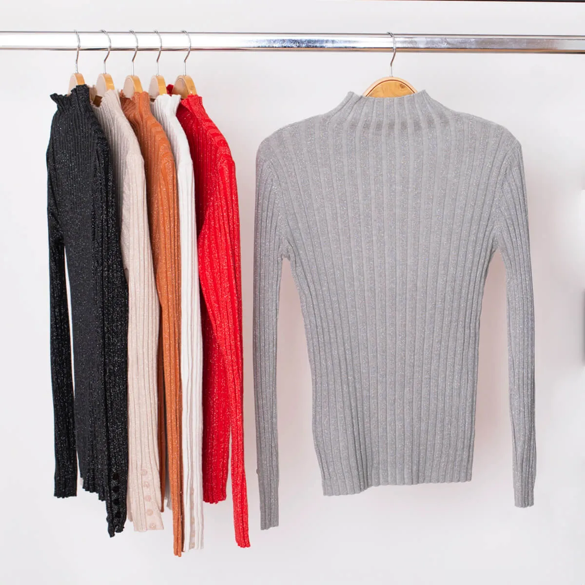JERSEY CUELLO CHIMENEA  GRIS