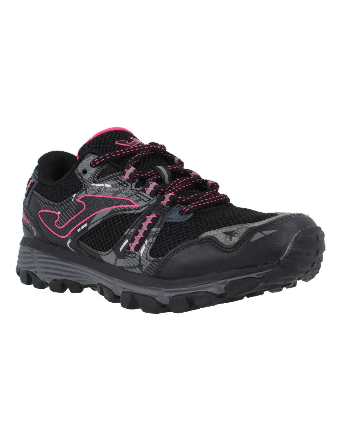 JOMA  ZAPATILLA LADY SHOCK 2101 BLACK FUCSIA