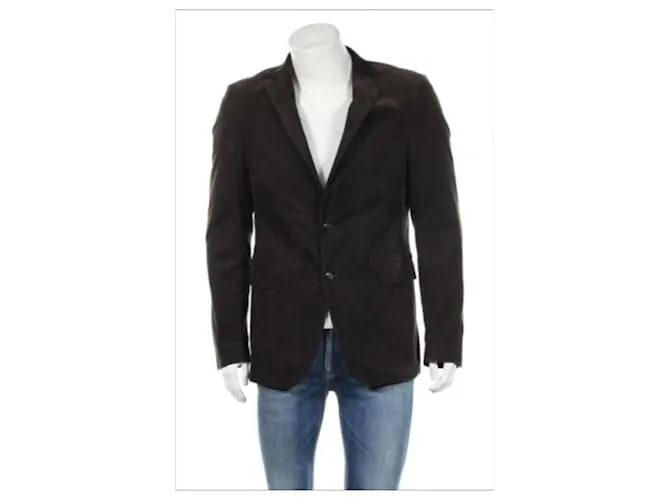 Joop! Totalmente forrado 2 Botones Marrón Every day Sport Chaqueta vaquera de algodón Castaño 