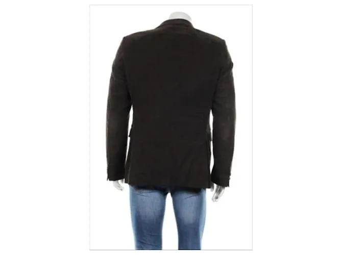 Joop! Totalmente forrado 2 Botones Marrón Every day Sport Chaqueta vaquera de algodón Castaño 