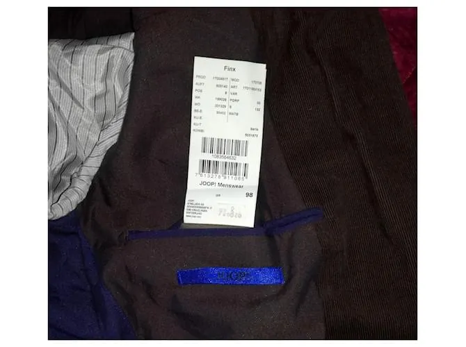Joop! Totalmente forrado 2 Botones Marrón Every day Sport Chaqueta vaquera de algodón Castaño 