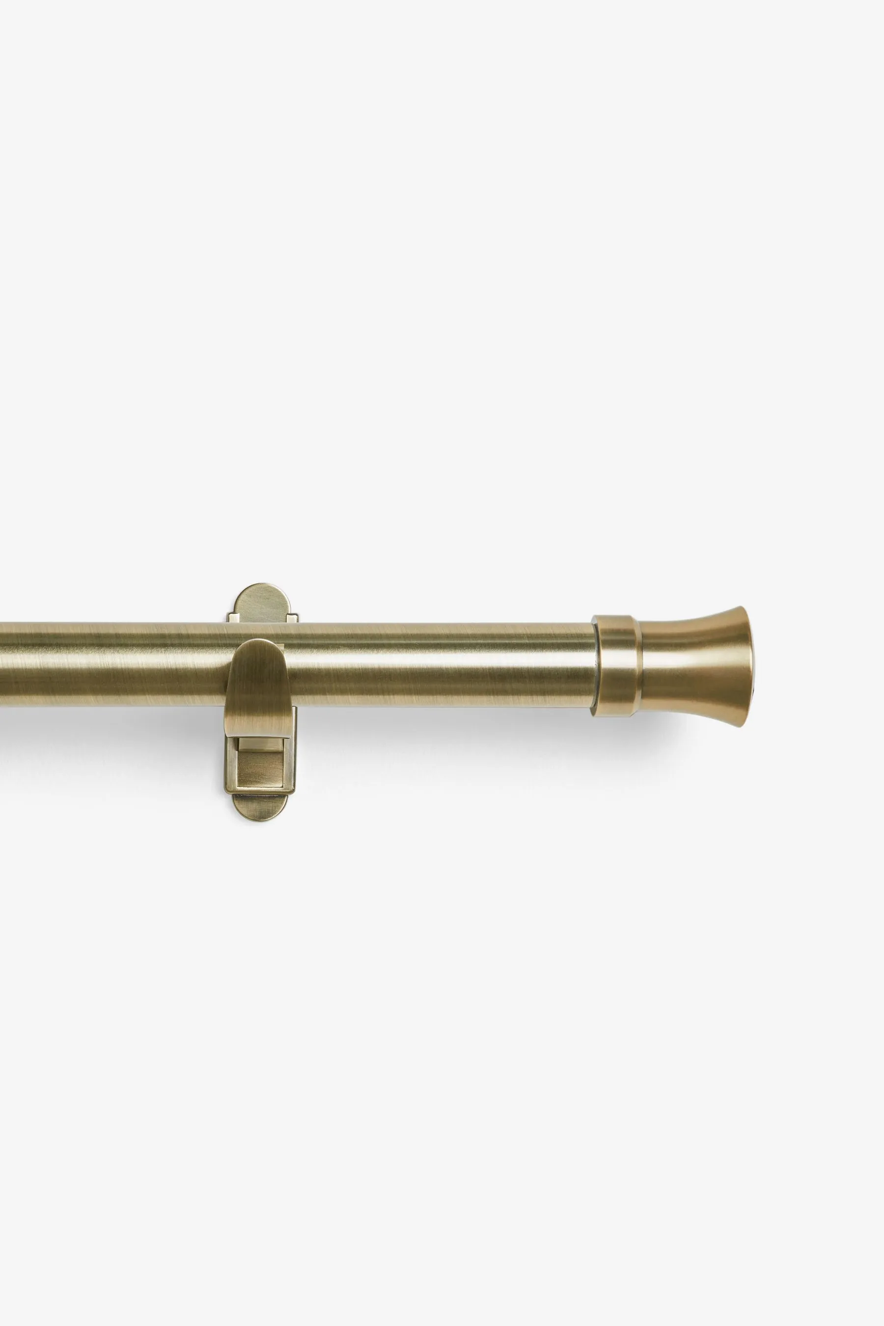 Klick Fit Trumpet Finial Extendable Curtain Pole Kit