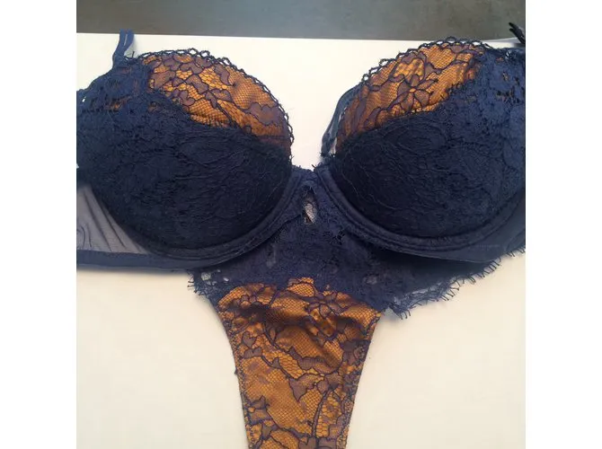 La Perla conjunto de lenceria Azul 