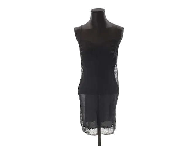 La Perla lenceria de seda Negro 