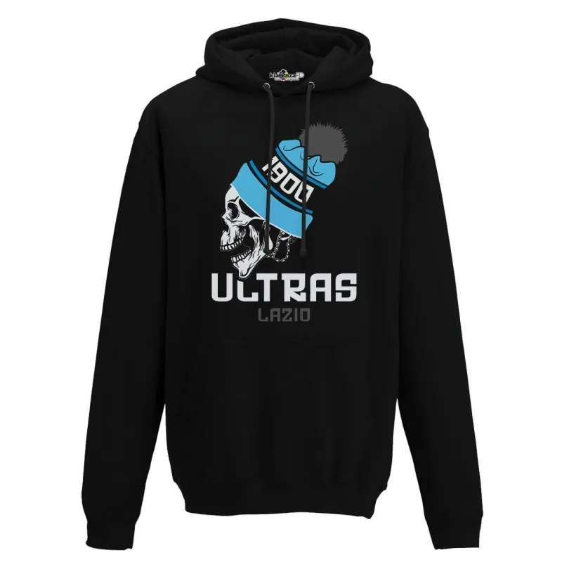 Lazio con capucha cráneo ultras 1900