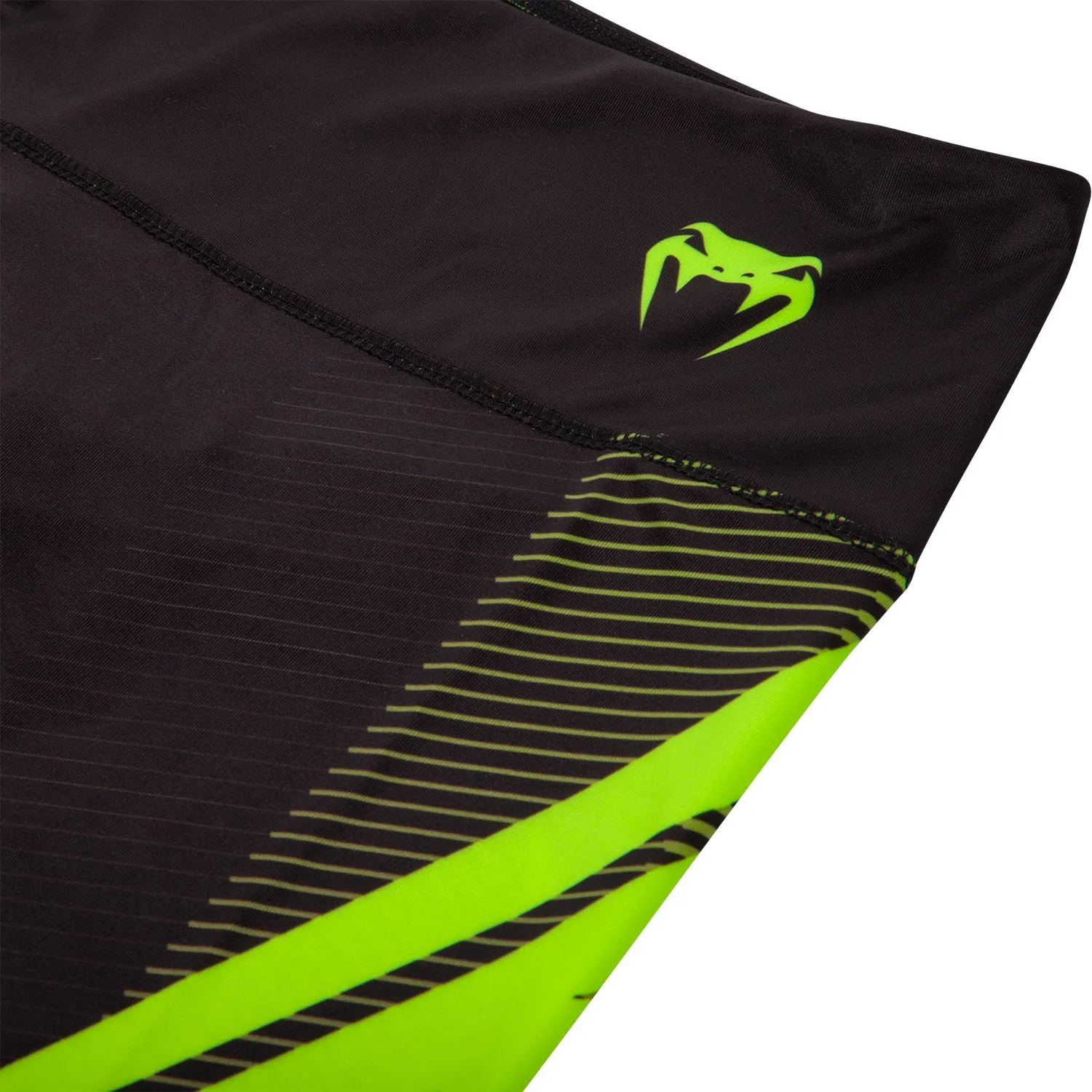 LEGGINS CORTOS VENUM RAZOR  NEGRO/AMARILLO