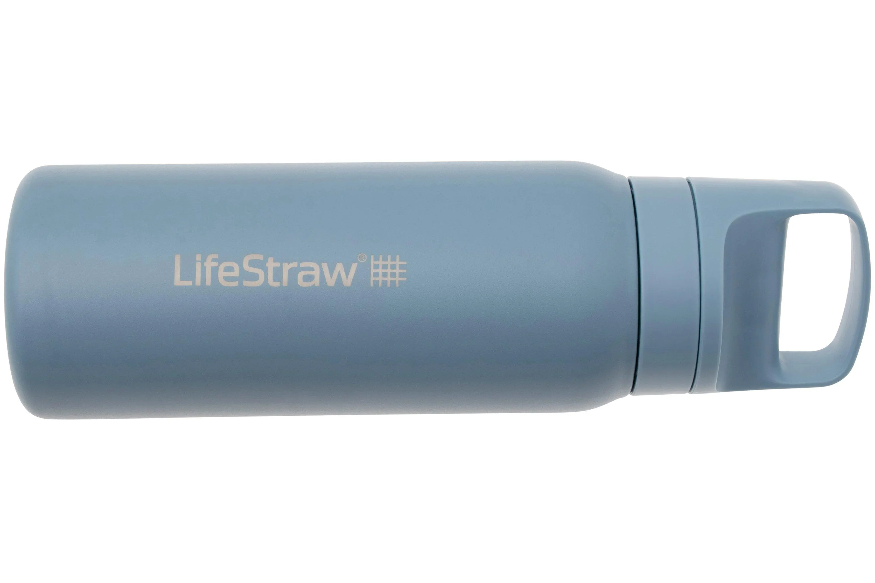 LIFESTRAW GO ICELANDIC BLUE GOST650MLICE STAINLESS STEEL, BOTELLA DE AGUA CON FILTRO DE 2 FASES, 650 ML