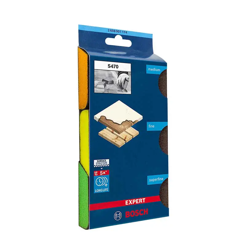 Lijas de Esponja Manual Bosch Expert S470 3pzs