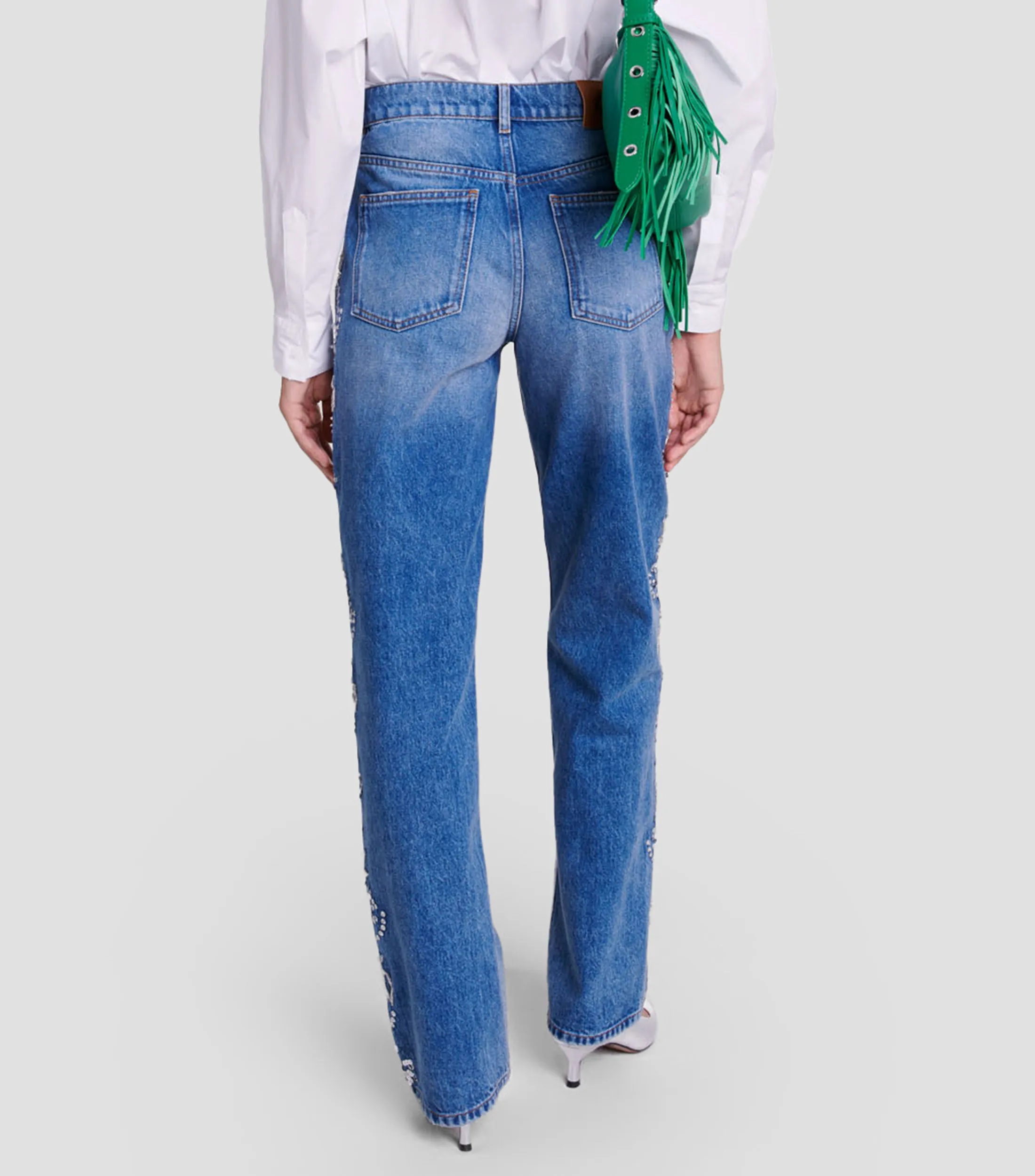 Maje Jeans Rectos Mujer