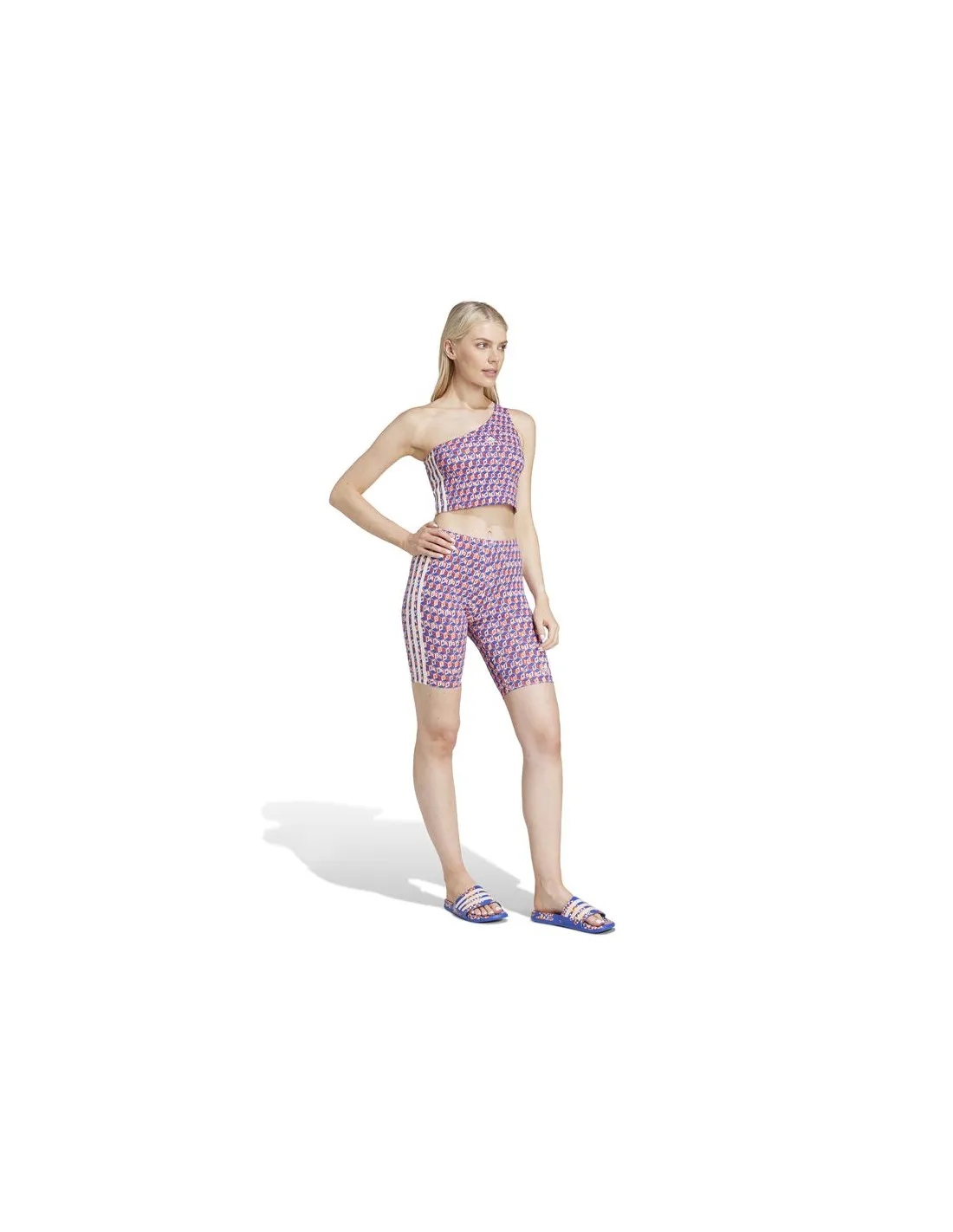 Mallas de Fitness adidas Essentials Farm Bike Mujer Azul