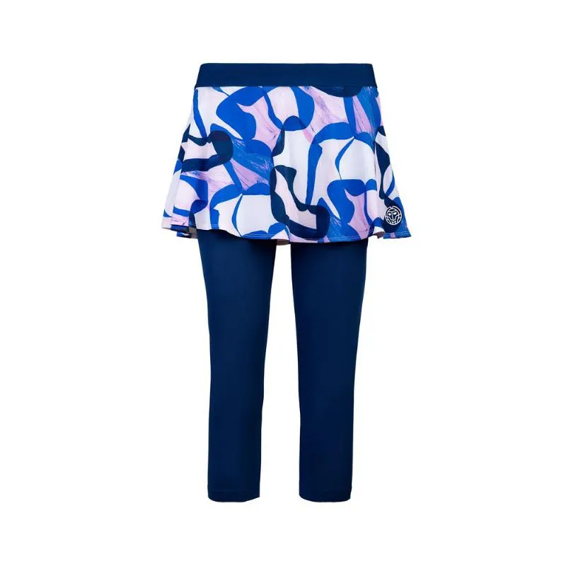 Mallas Falda Bidi Badu Faida Azul Oscuro Rosa Print | BIDI BADU
